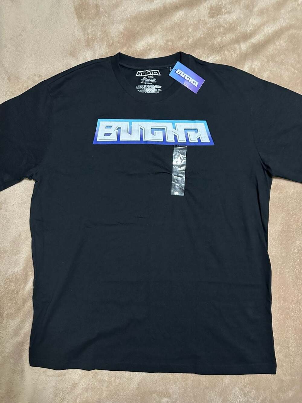 NWT Bugha Official Logo Graphic T-Shirt Black Size XL